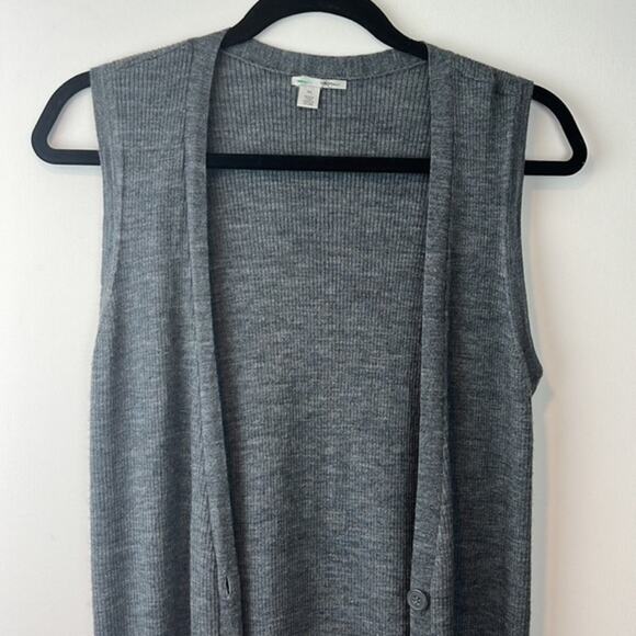 Halogen Grey Long‎ Duster with Front Pockets - Picture 3 of 7